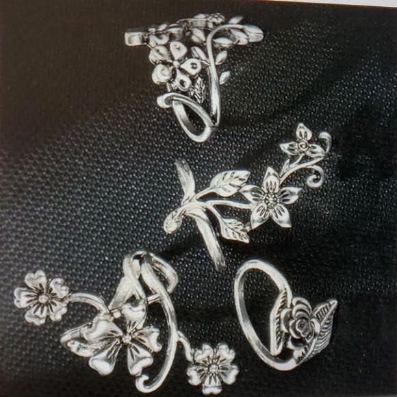 Boho flower rings - Picture 2 of 5